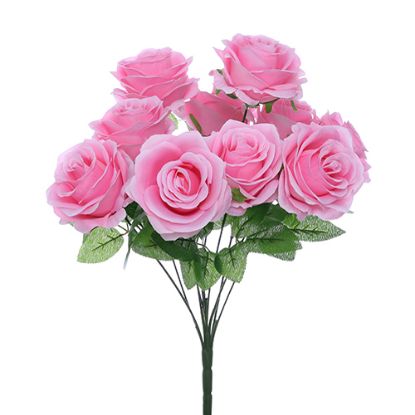 Picture of 42cm LARGE ROSE BUSH PINK