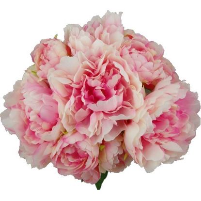 Picture of 44cm LARGE PEONY BUSH PINK