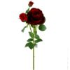 Picture of 74cm LARGE VELVET TOUCH ROSE SPRAY RED