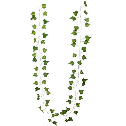 Picture of 6ft IVY LEAF GARLAND GREEN X BAG OF 12pcs