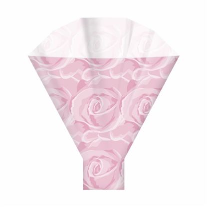 Picture of ROSES FLOWER SLEEVES 50x44x12cm PINK X 50pcs