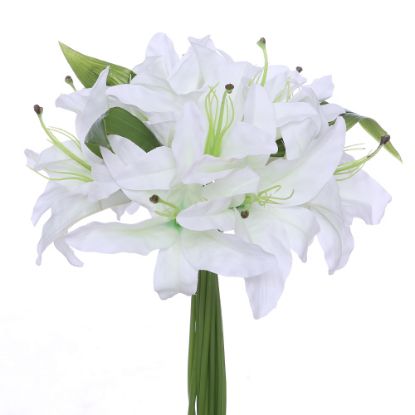 Picture of 30cm LILY BUNDLE IVORY