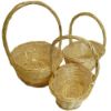 Picture of SET OF 3 OVAL BASKETS WITH HOOP HANDLE
