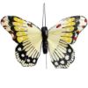 Picture of 10cm TROPICAL FEATHER BUTTERFLY ON 20cm WIRE ASSORTED X 12pcs