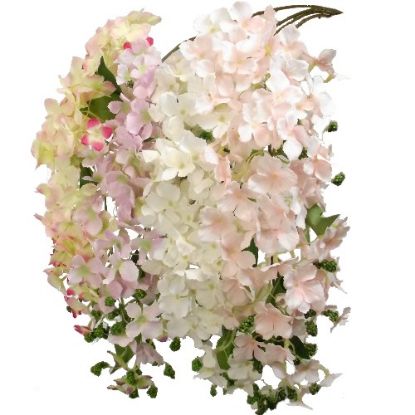 Picture of 108cm LARGE TRAILING HYDRANGEA IVORY