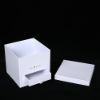 Picture of 20cm SQUARE FLOWER BOX WITH GIFT COMPARTMENT WHITE