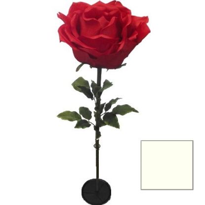 Picture of 136cm XL GIANT SINGLE ROSE IVORY