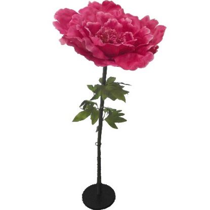 Picture of 135cm XL GIANT SINGLE PEONY HOT PINK