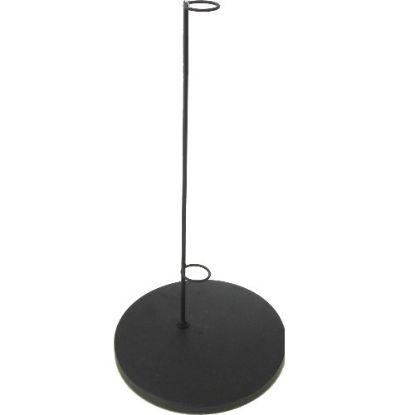 Picture of 50cm ROUND BASE IRON FLOWER STAND FOR GIANT FLOWERS BLACK