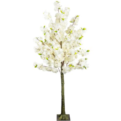 Picture of 180cm ARTIFICIAL BLOSSOM TREE WITH 520 FLOWERS IVORY X 2pcs