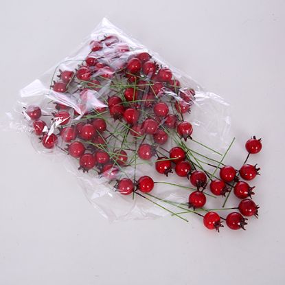 Picture of 14mm BERRIES RED X BAG OF 72pcs