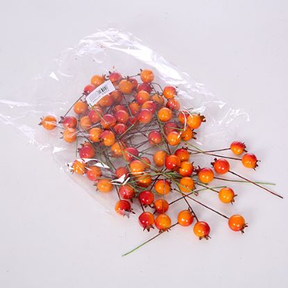 Picture of 14mm BERRIES ORANGE/RED X BAG OF 72pcs