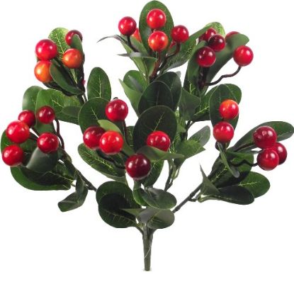 Picture of 38cm LARGE BERRY BUSH ORANGE/RED