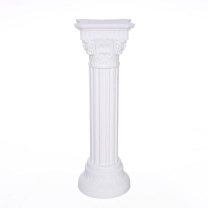 Picture of 89cm PLASTIC PEDESTAL IVORY/WHITE
