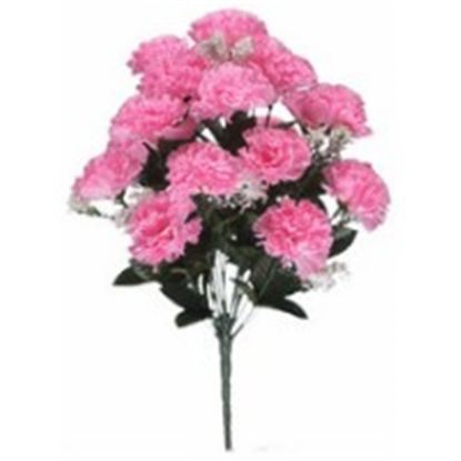 Picture of 46cm CARNATION BUSH WITH GYP (18 HEADS) PINK