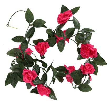 Picture of 8ft ROSE GARLAND CERISE