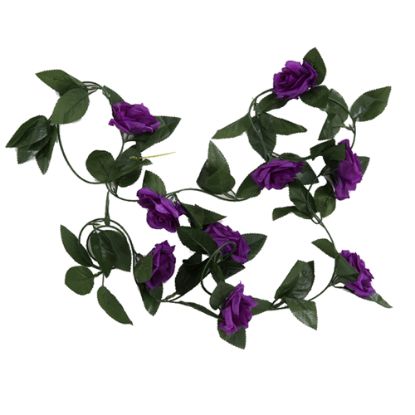 Picture of 8ft ROSE GARLAND PURPLE