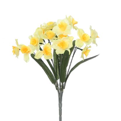 Picture of 40cm DAFFODIL BUSH (18 HEADS) YELLOW