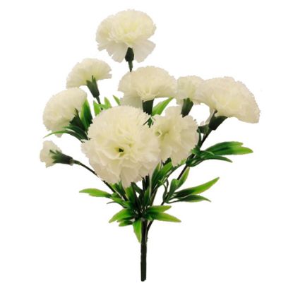 Picture of 31cm CARNATION BUSH IVORY
