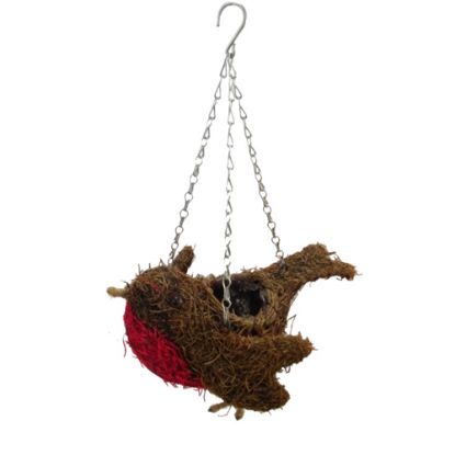 Picture of 37cm NATURAL SALIM HANGING LARGE ROBIN PLANTER WITH PLASTIC LINING