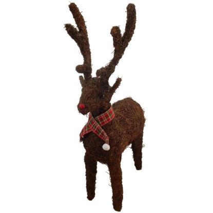 Picture of 100cm NATURAL SALIM STANDING REINDEER