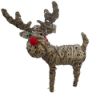 Picture of 69cm NATURAL RATTAN STANDING REINDEER
