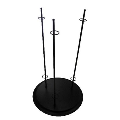 Picture of 60cm ROUND BASE TRIPLE LEG IRON FLOWER STAND FOR GIANT FLOWERS BLACK