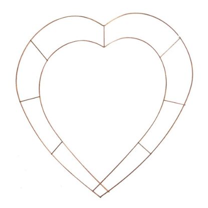 Picture of WIRE HEART FRAME 18 INCH X 20pcs