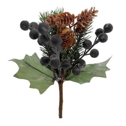 Picture of 22cm BERRY PICK WITH CONES PURPLE