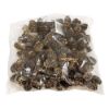 Picture of 10cm MINI NATURAL SNOWY CONE PICK BROWN/WHITE X BAG OF 120pcs