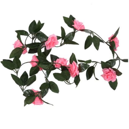 Picture of 8ft ROSE GARLAND PINK