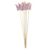 Picture of 7cm WOODEN/FELT BUTTERFLY ON 50cm STICK LILAC X 6pcs