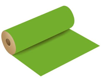 Picture of 50g KRAFT PAPER ROLL WITH POLISHED FINISH 50cm X 3kg (120metres) LIME GREEN
