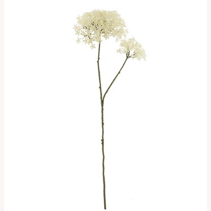 Picture of 70cm PLASTIC CROWN FLOWER SPRAY DRY COLOUR CREAM