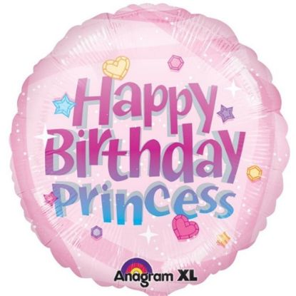Picture of ANAGRAM 17 INCH FOIL BALLOON HAPPY BIRTHDAY - PRINCESS