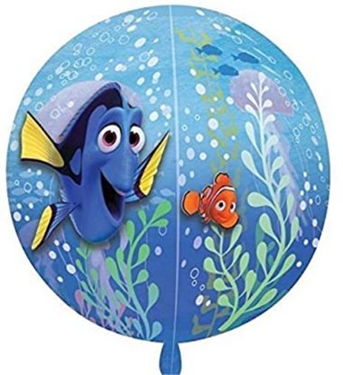 Picture of ANAGRAM 16 INCH FOIL BALLOON - ORBZ ROUND PARTIALY SEE THROUGH FINDING DORY