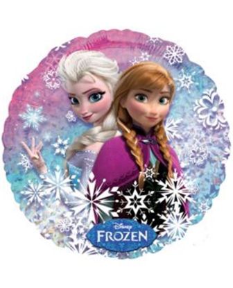 Picture of ANAGRAM 17 INCH FOIL BALLOON - FROZEN ELSA AND ANNA 