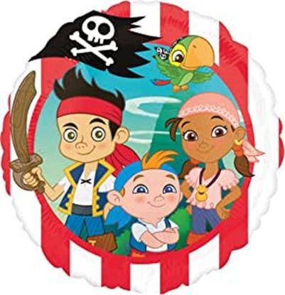 Picture of ANAGRAM 17 INCH FOIL BALLOON - JAKE AND THE NEVER LAND PIRATES