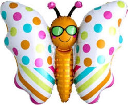 Picture of ANAGRAM 30 INCH XL FOIL BALLOON - BUTTERFLY