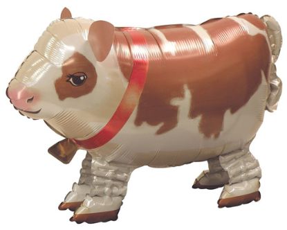 Picture of ANAGRAM 25 INCH AIRWALKER FOIL BALLOON - COW