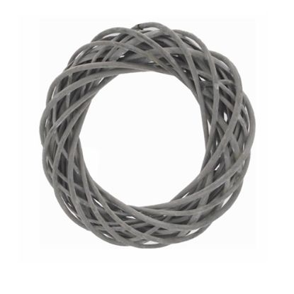 Picture of 20cm (8 INCH) WICKER RING GREY