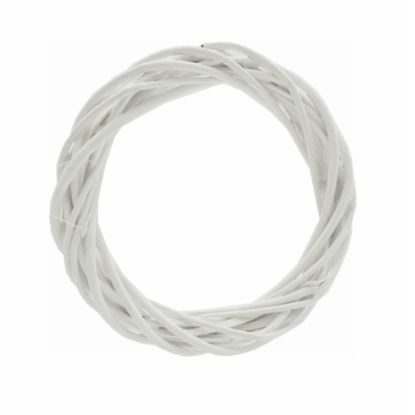 Picture of 20cm (8 INCH) WICKER RING WHITE