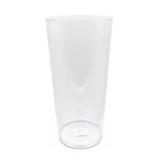 Picture of 24cm CLEAR ACRYLIC CONICAL VASE
