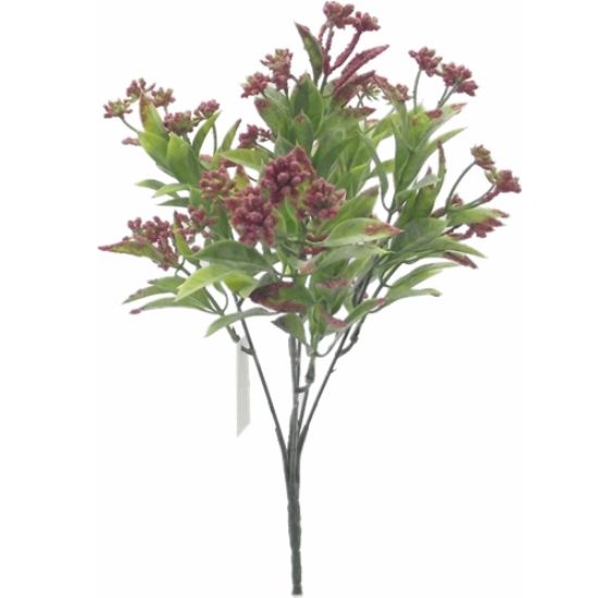 Picture of 30cm PLASTIC BERRY BUSH RED