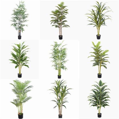 Picture of ARTIFICIAL POTTED FOLIAGE TREES GREEN - PALLET DEAL X 72pcs
