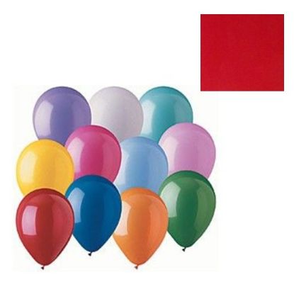 Picture of 12 INCH PREMIUM QUALITY LATEX BALLOONS X 100pcs RED