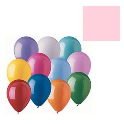 Picture of 12 INCH PREMIUM QUALITY LATEX BALLOONS X 100pcs BABY PINK