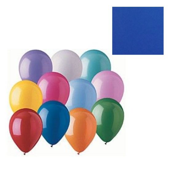 Picture of 12 INCH PREMIUM QUALITY LATEX BALLOONS X 100pcs ROYAL BLUE