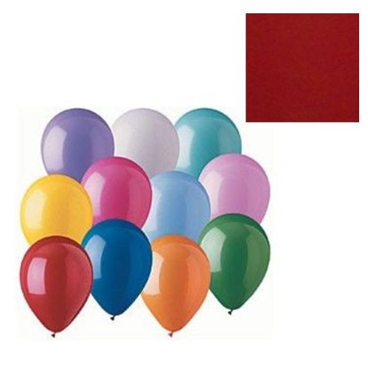 Picture of 12 INCH PREMIUM QUALITY LATEX BALLOONS X 100pcs BURGUNDY
