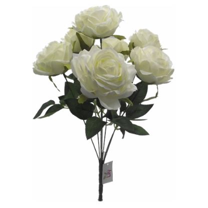 Picture of 40cm OPEN ROSE BUSH IVORY